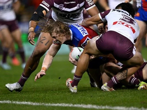 Booed off at halftime, Knights claim shock win