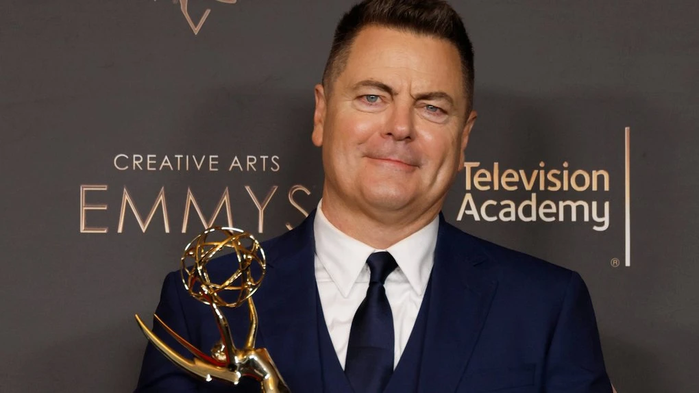 Nick Offerman reveals Parks and Recreation cast were 'texting all day' after Jonathan Joss' death
