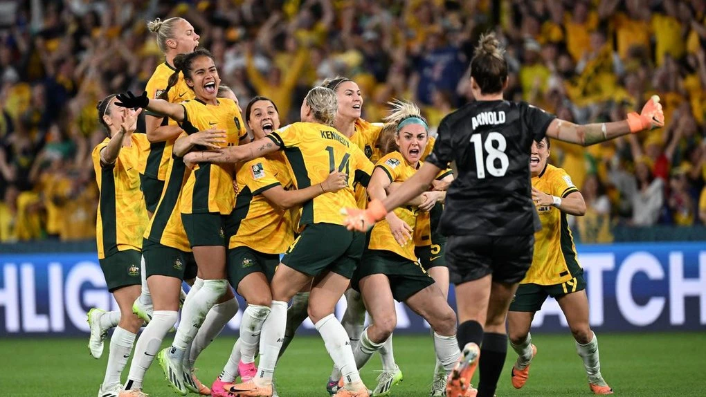 Matildas relive shootout glory for national portrait