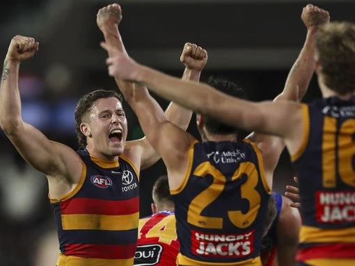 Footy Gods finally smiling on Crows, says coach