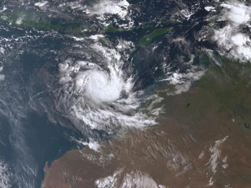 Tropical cyclone off Australia’s coast intensifies to category four