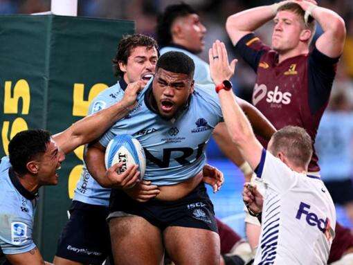 Super-man Suaalii soars as Waratahs grab last-gasp win