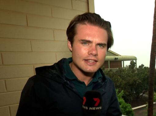 The question that ‘threw’ 7NEWS reporter as powerful cyclone neared