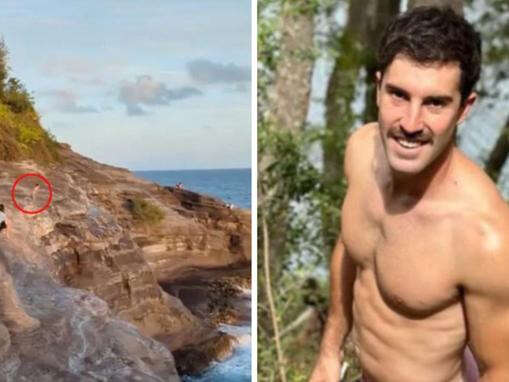 Cliff jump goes horribly wrong as instructor leaps to death