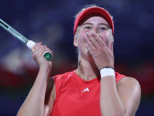 World No. 1 Sabalenka loses to Tauson in Dubai