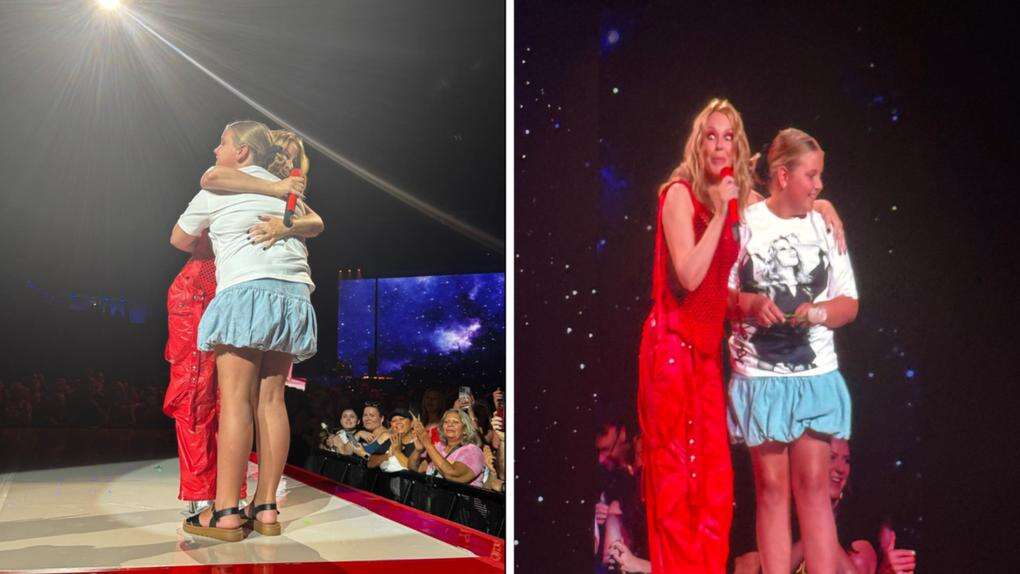 Perth girl ‘surprised’ to be asked on stage by Kylie Minogue