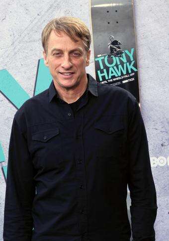 Tony Hawk doesn't want his grandson to feel any 'pressure' to become famous