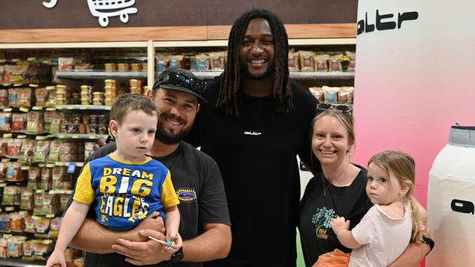 Eagles superstar Nic Nat celebrates IGA store’s renovations