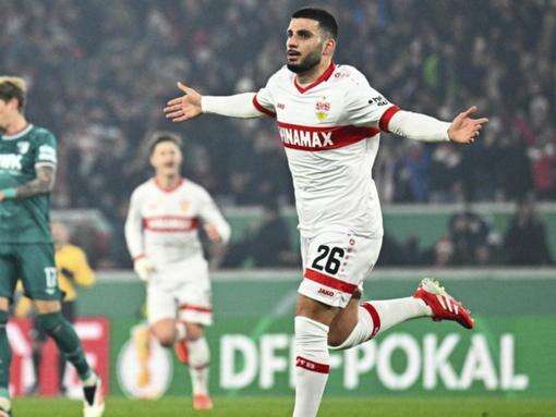 Stuttgart sneak past Augsburg into German Cup semis