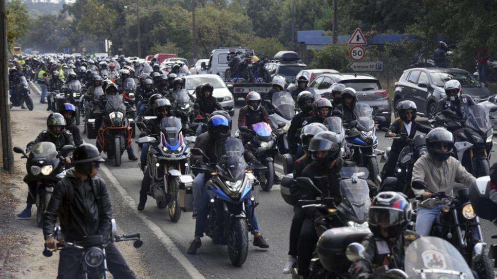 Some 180,000 Portugese motorcyclists' helmets blessed