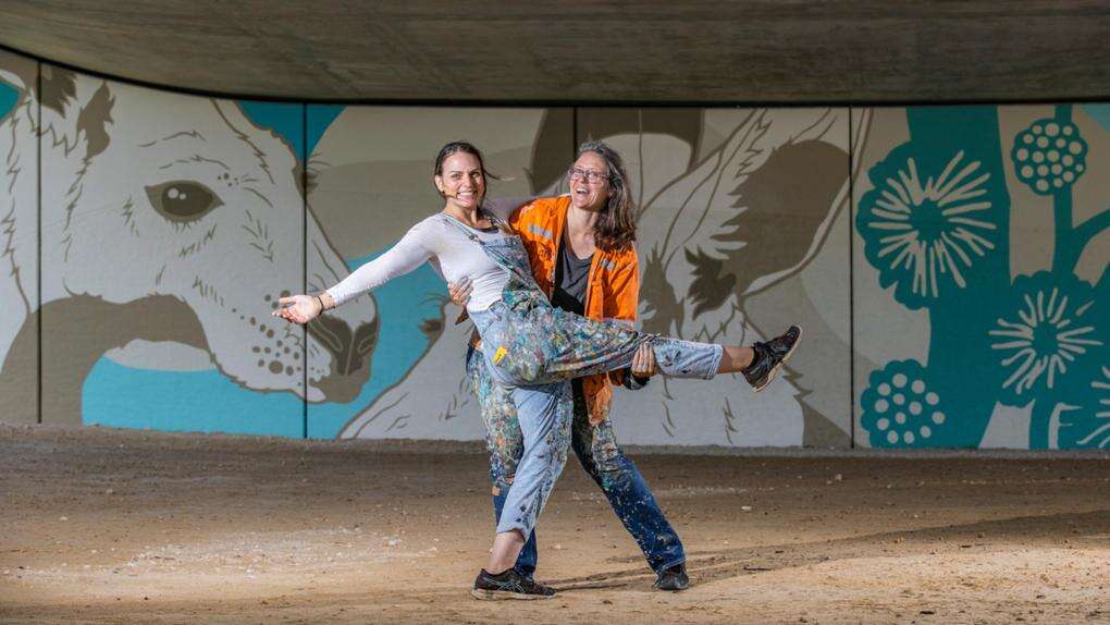 New Mandurah Bridge mural inspired by nature