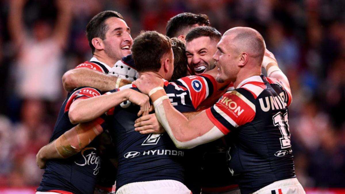 Snapshot of the Sydney Roosters' NRL semi-final win