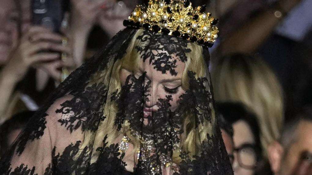 Madonna veiled at D&G show about her heyday