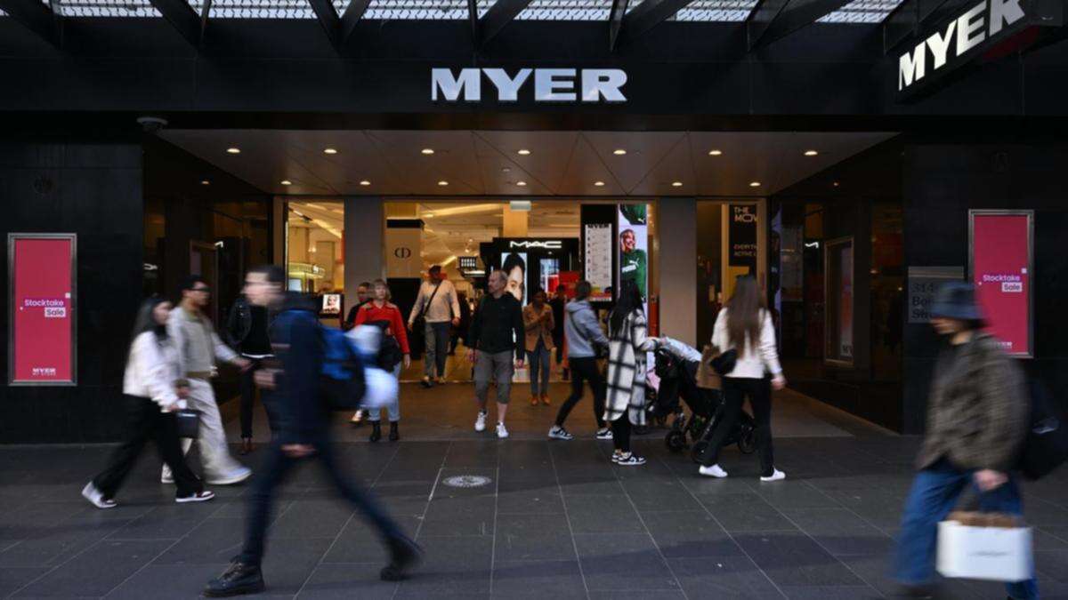 Myer profits slashed by more than a quarter