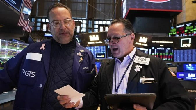 Wall Street advances as shares in Microsoft, Meta surge