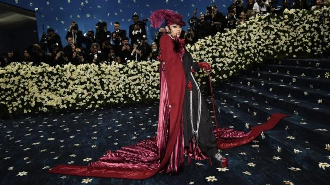 Teyana Taylor, Pharrell light up 'Superfine' Met Gala