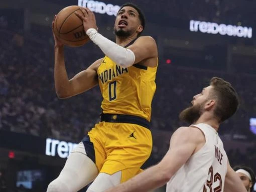 Haliburton sets cracking NBA pace as Indiana stun Cavs