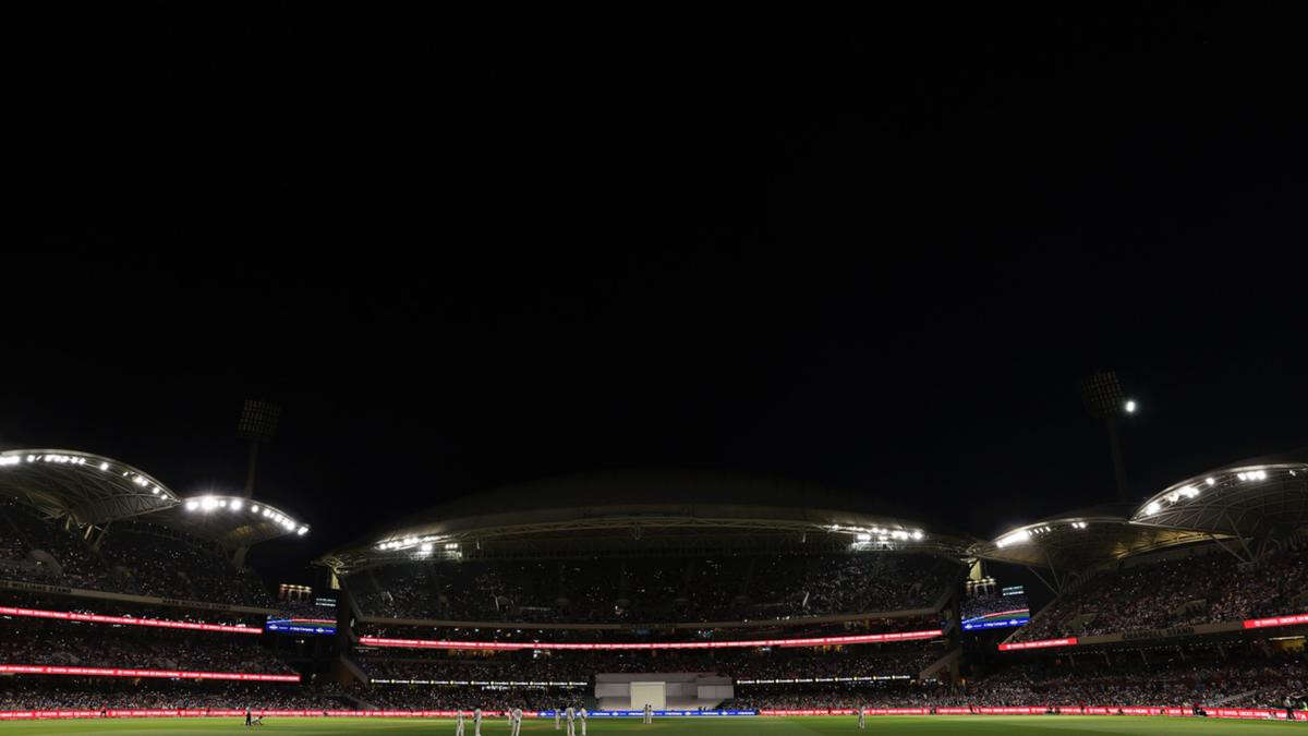 Lights out! Adelaide Oval plunged into darkness during Test