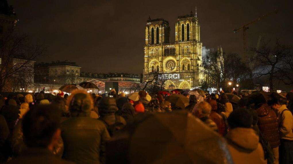 World leaders watch Notre-Dame reopen with a 'merci'