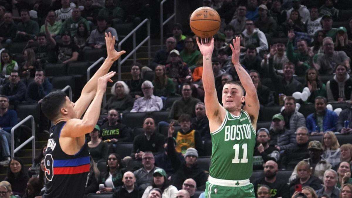 Celtics down Pistons for 12th straight time