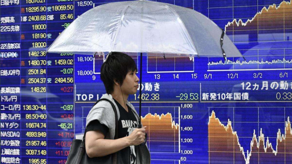 Asian shares fall, Japan's Nikkei slides one per cent