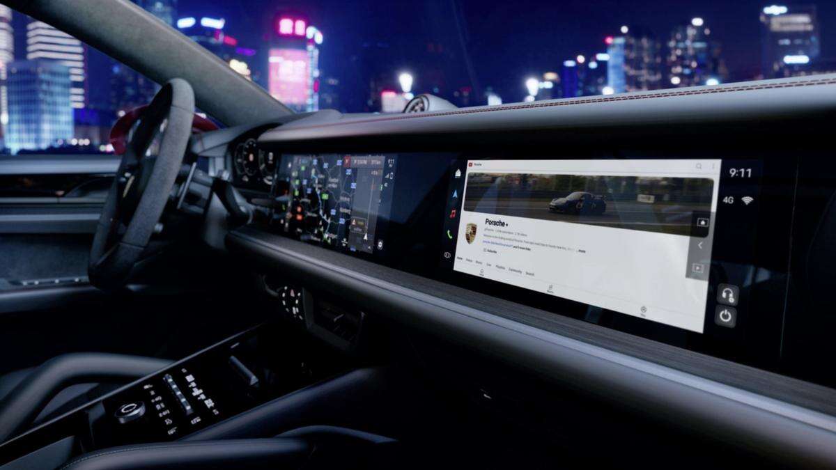 You can now watch YouTube on more Porsche touchscreens