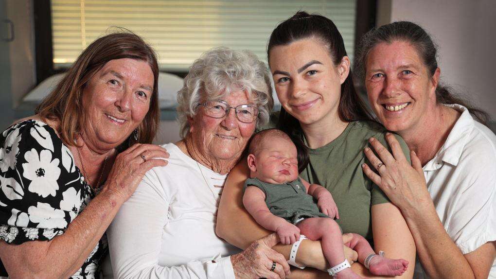 Family with five generations born at same Perth hospital