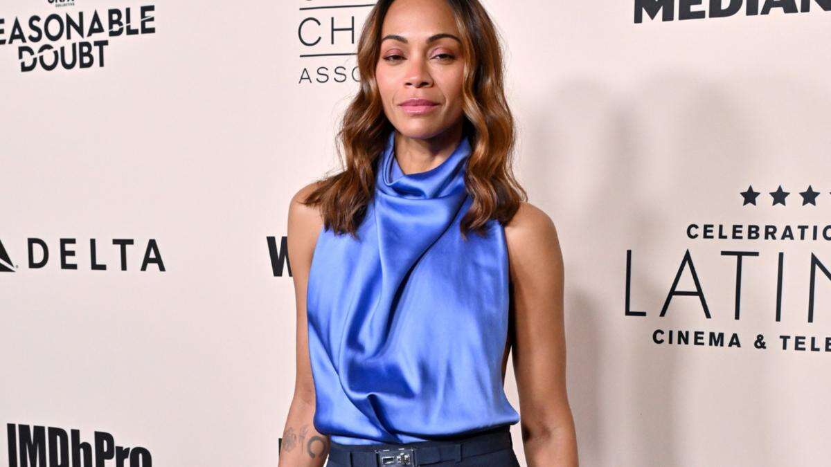 Zoe Saldana credits 'power of manifestation' for Emilia Perez role