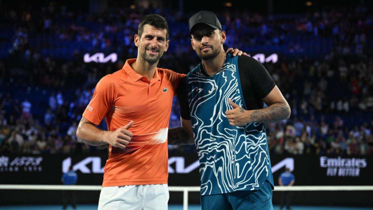 'Doubles trouble' as Kyrgios and Djokovic team up