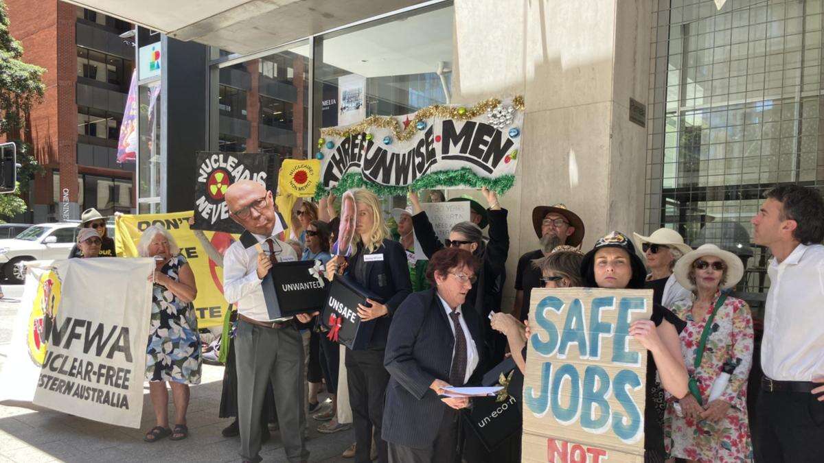 Anti-nuclear protestors storm CBD