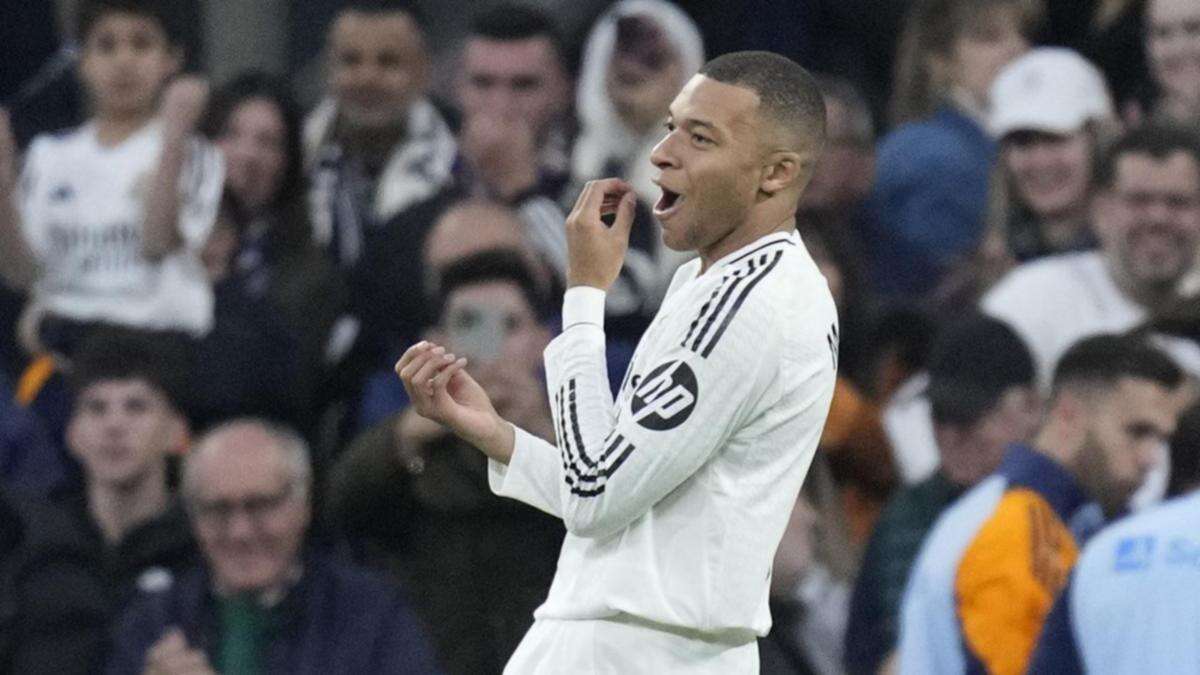 Mbappe scores as Real Madrid move into second for Xmas