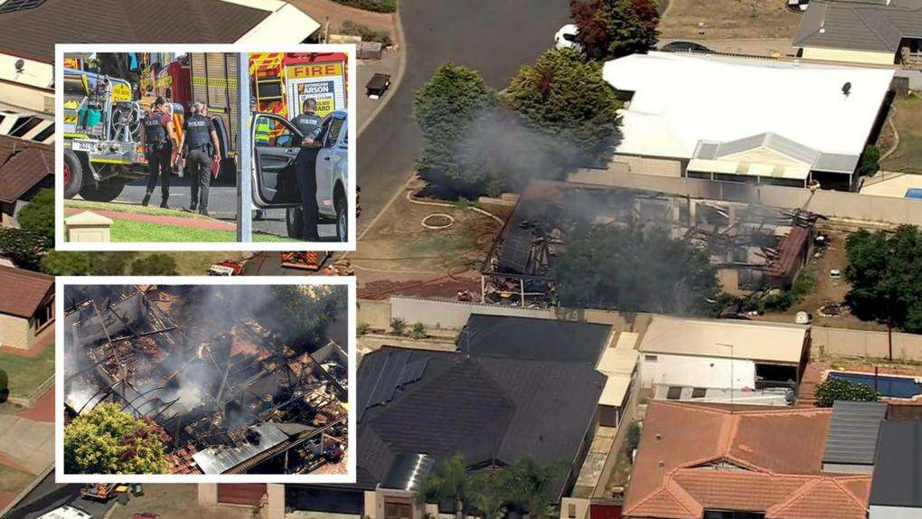 Distressing scenes as child dies after house fire