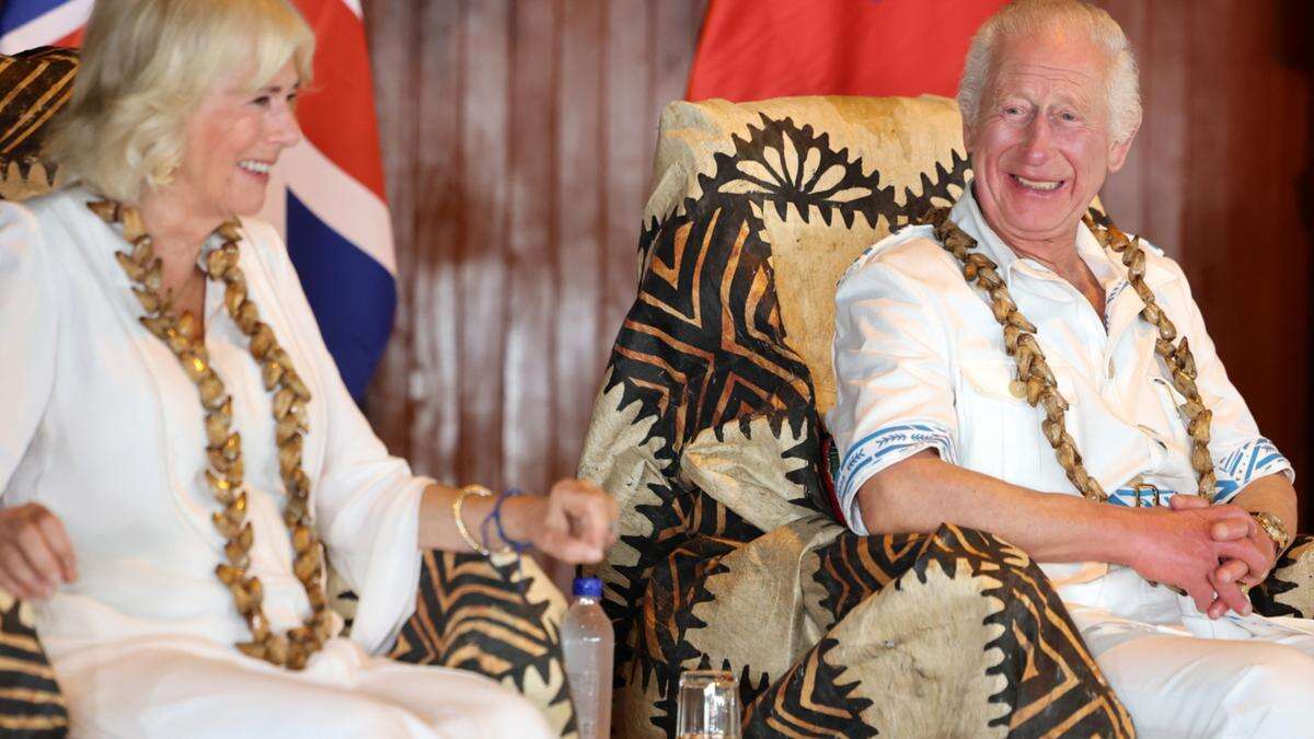 King Charles jokes he’ll return to Samoa if he survives ‘long enough’