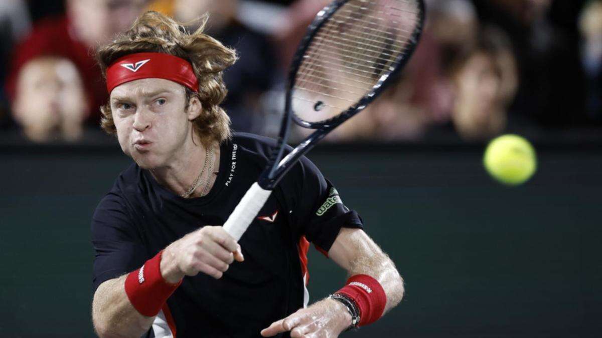 Rublev loses temper and match at Paris Masters