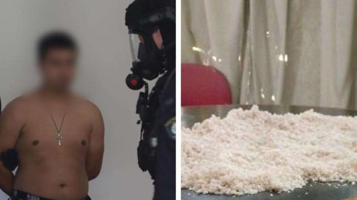 Traveller arrested after cops smash meth lab