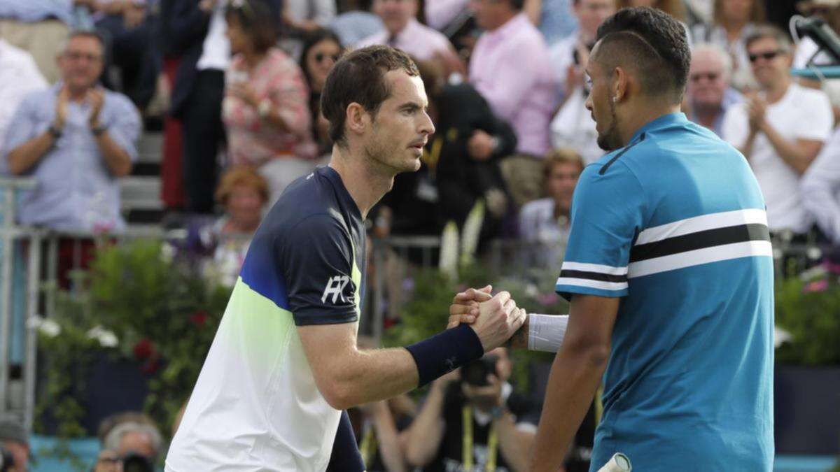 Kyrgios says Andy Murray deserved better tennis goodbye