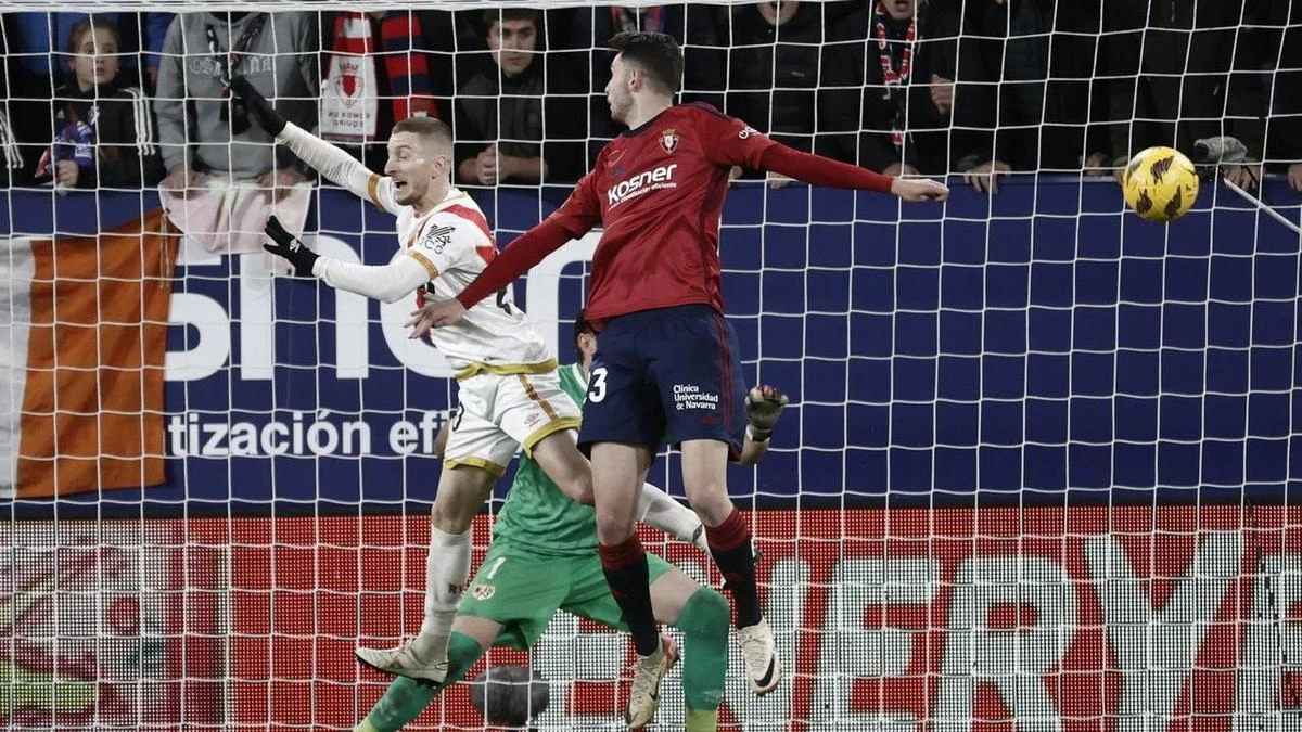 Garcia's injury-time header gives Osasuna win over Rayo