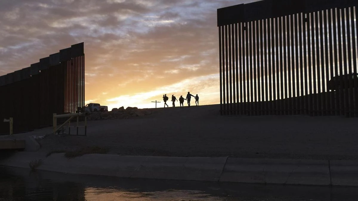 Trump's border wall tumbles under Biden