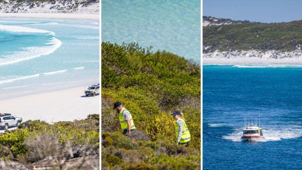 IN PICTURES: Inside police & SES search for missing surfer