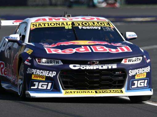 Supercars young gun Feeney sweeps Melbourne poles