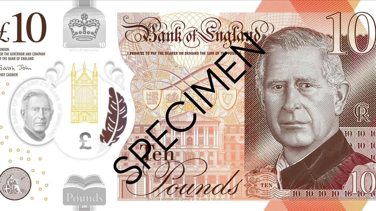 King Charles to appear 'gradually' on UK banknotes