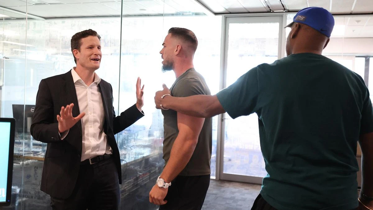 Perth Now exclusiveWWE star filmed in REAL LIFE stoush with The West’s editor