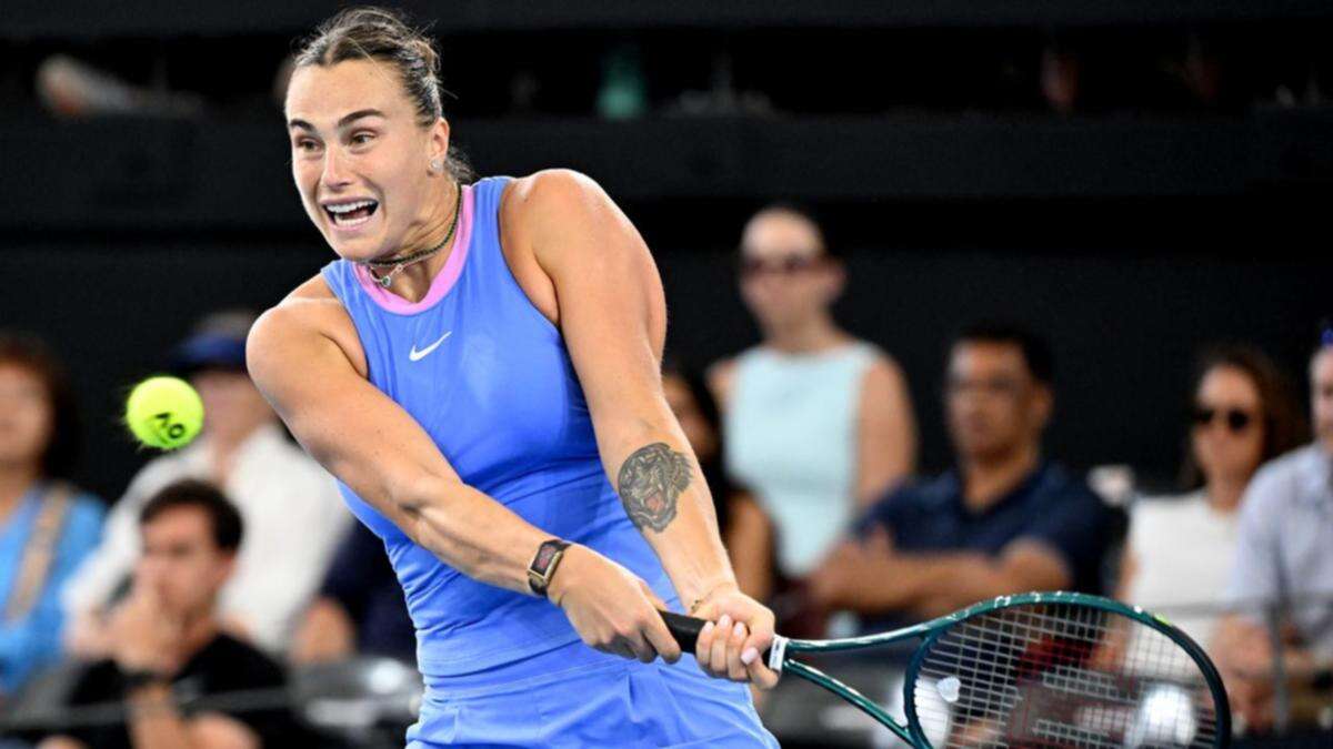 Ruthless Sabalenka's AO tune-up nets Brisbane crown