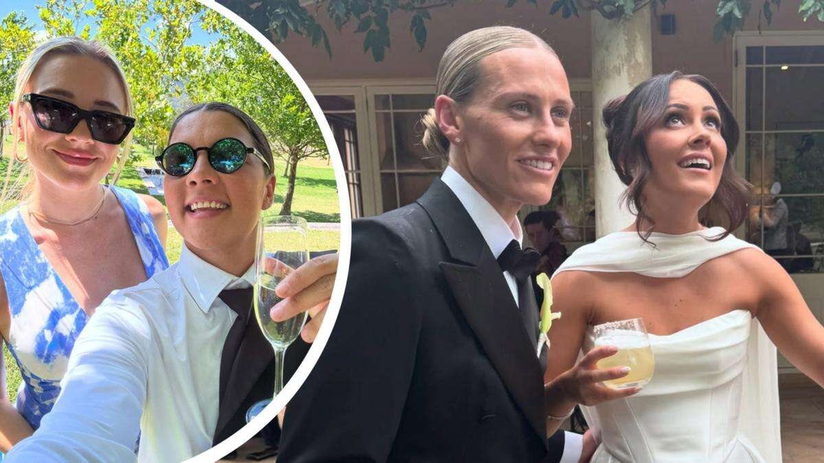 Matildas celebrate as star gets hitched at stunning wedding