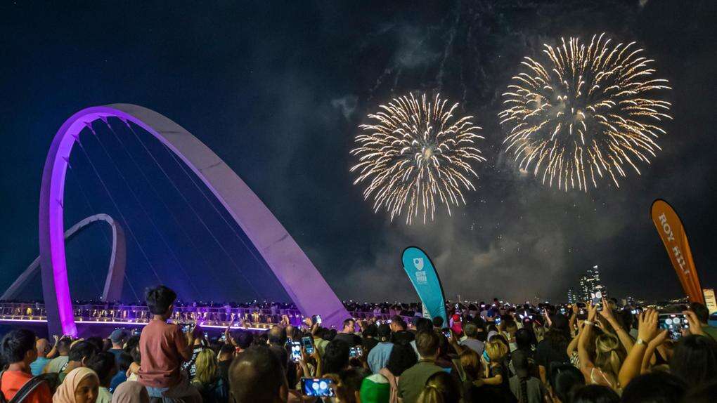 New year off to cracking start with dazzling Perth fireworks