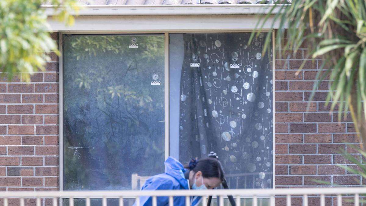 House shot at while children sleeping