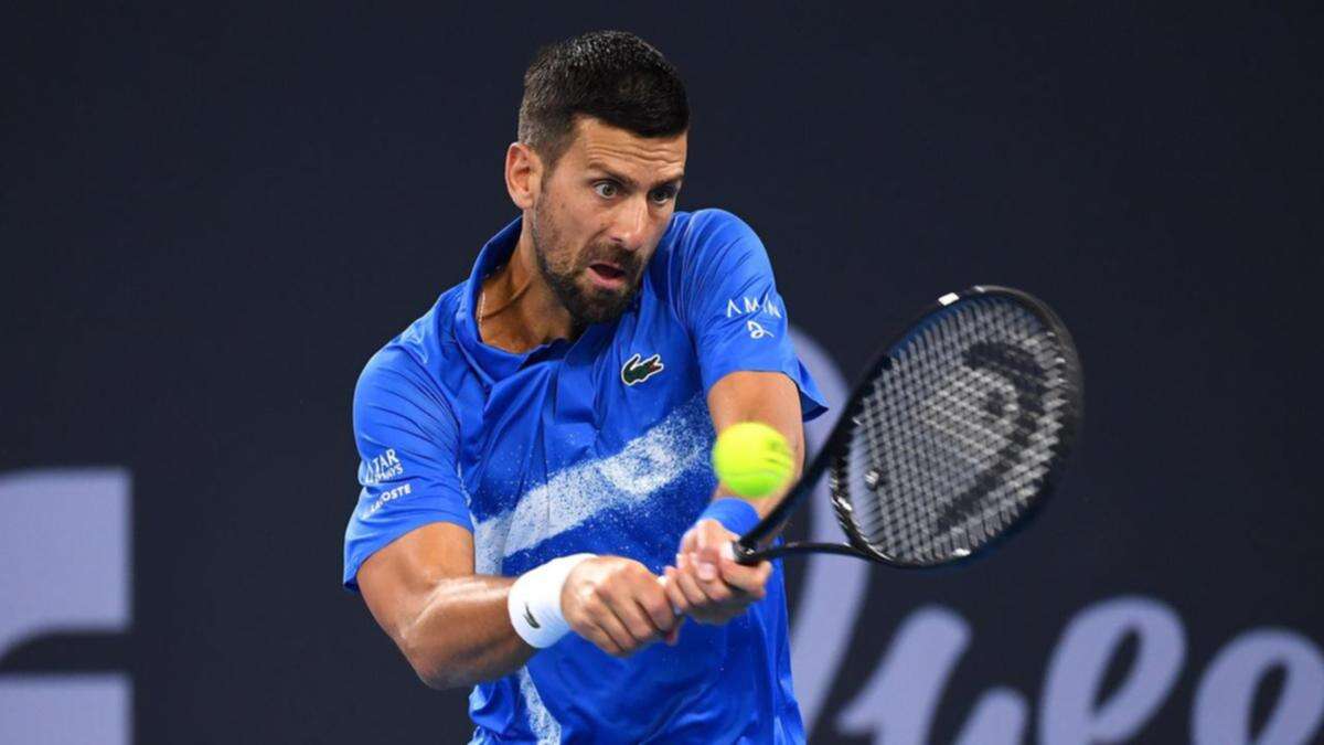 History-chasing Djokovic clinical in Brisbane return