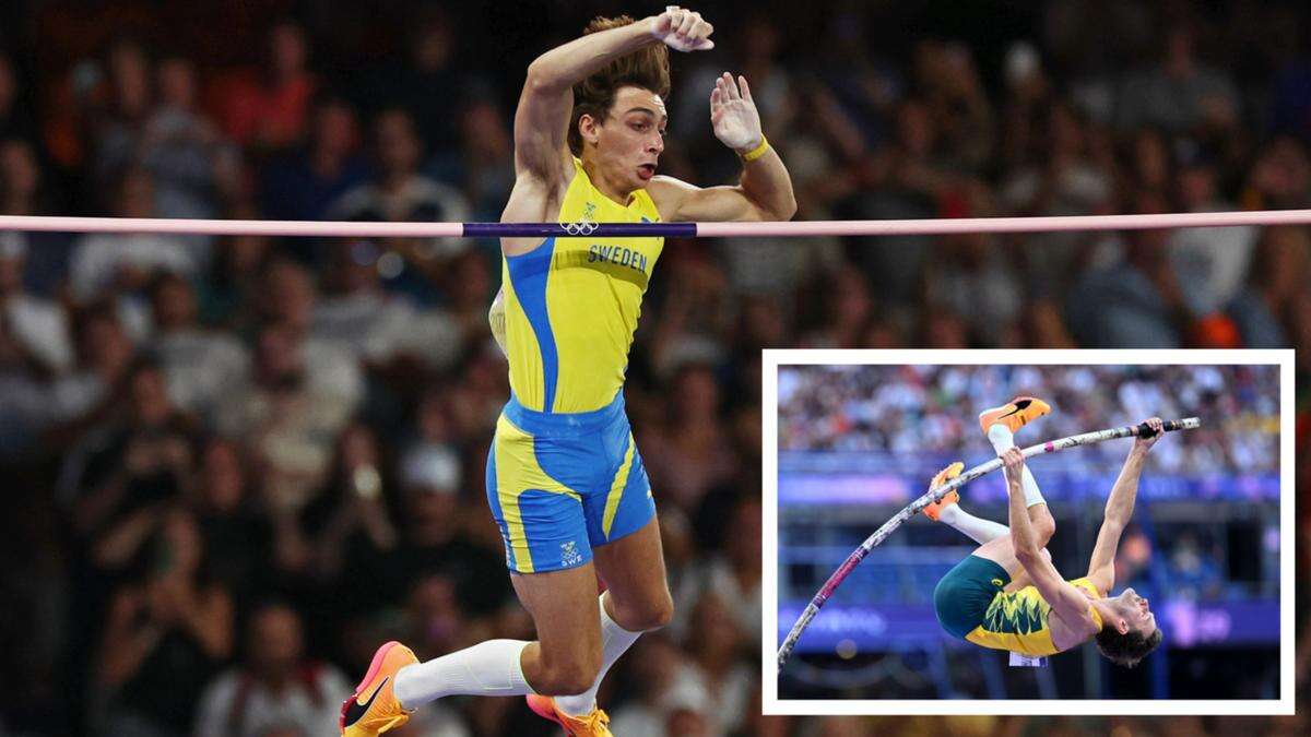 Raising the bar! Pole vault record broken as Aussie misses