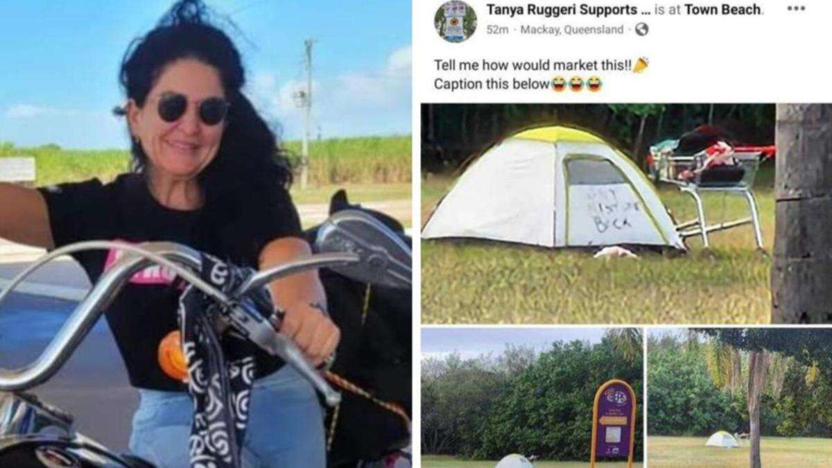 Real estate agent slammed over tent pic