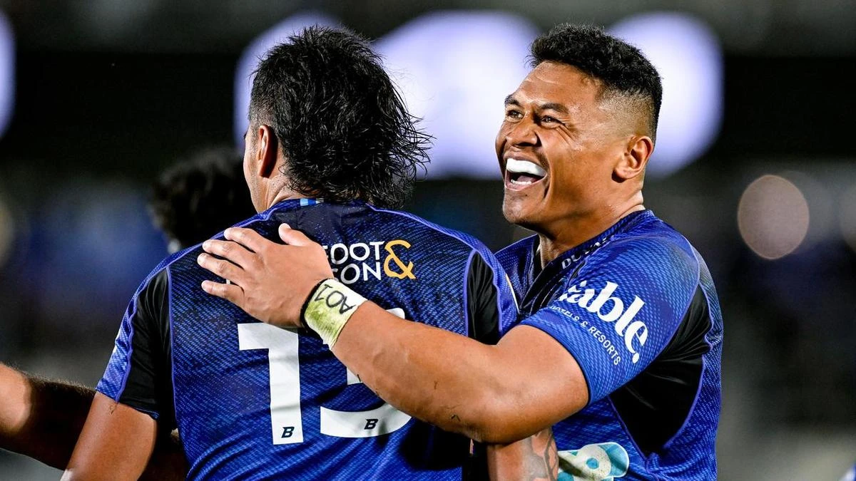 Blues cruise to victory over Drua in Super Rugby finals